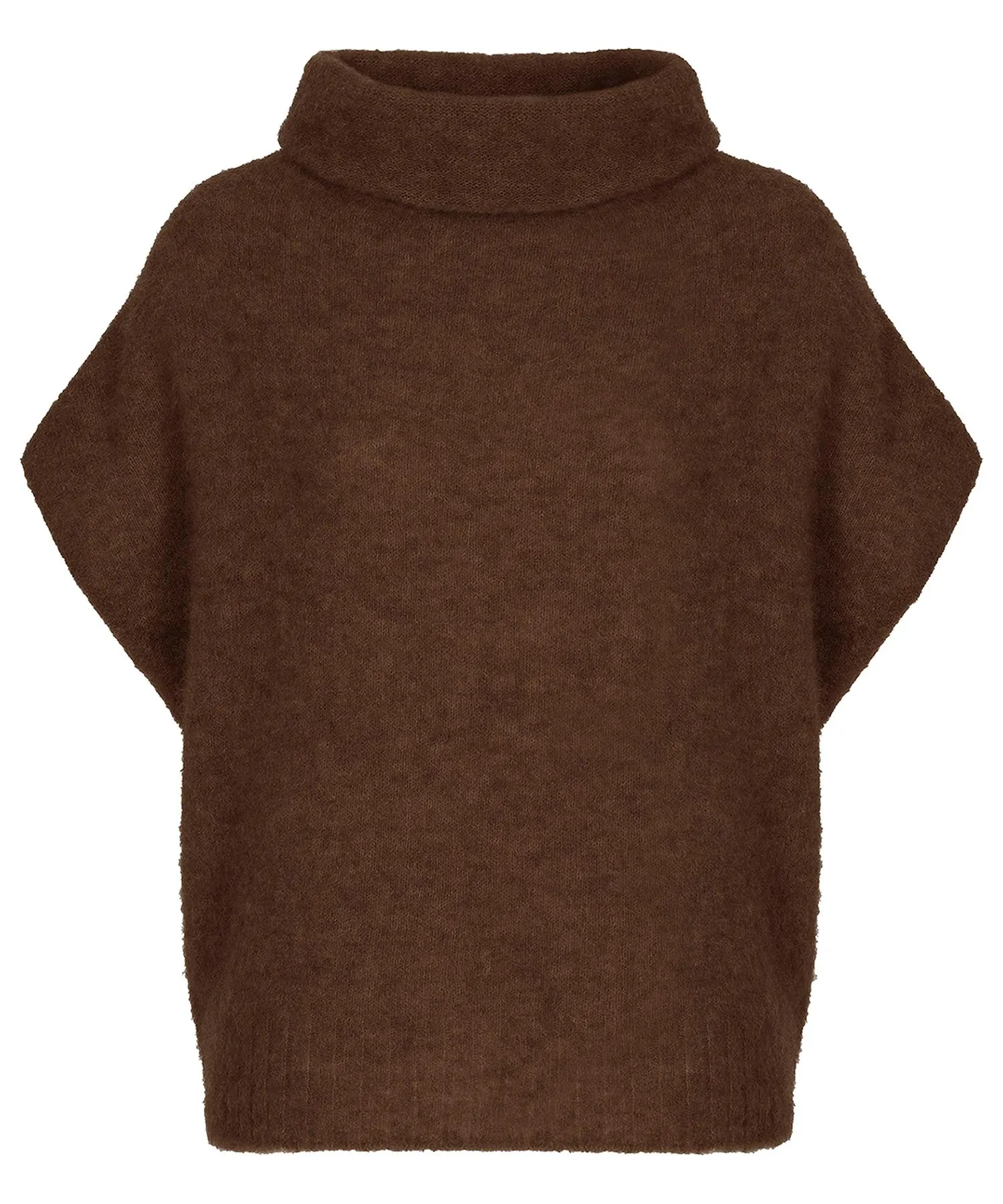 No Man's Land spencer aangeknipte mouw mohair