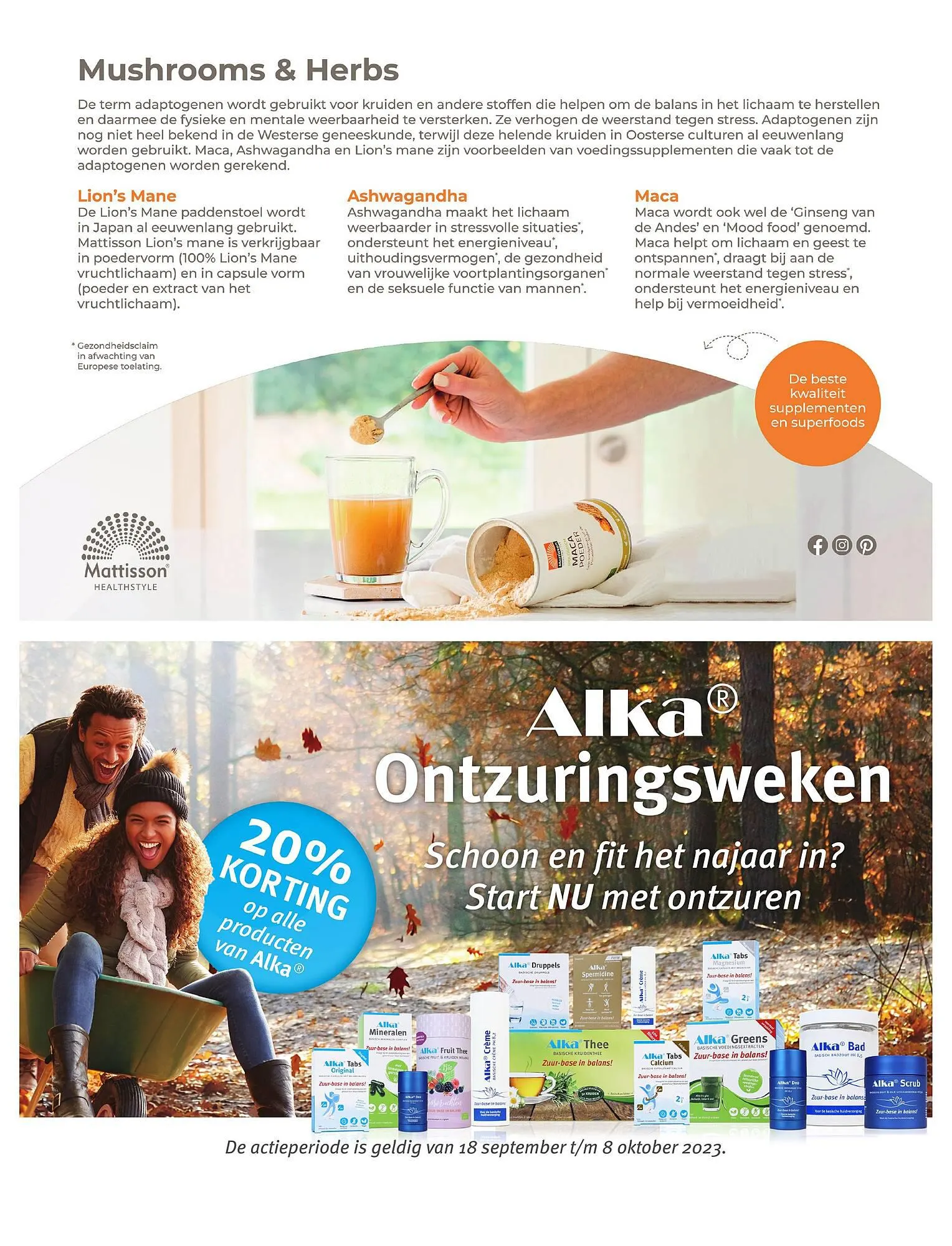 Vitaminstore folder van 1 september tot 31 oktober 2023 - Folder pagina 26