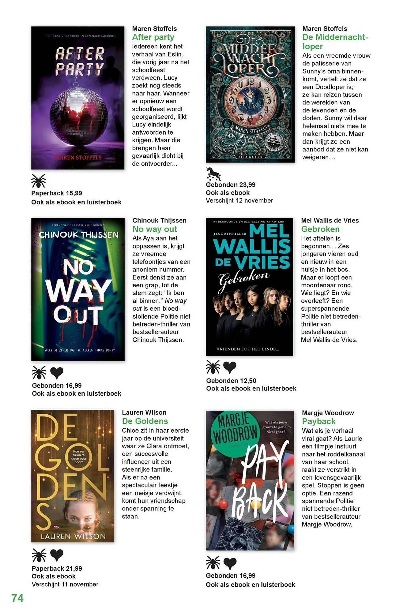 Libris folder van 1 oktober tot 31 december 2025 - Folder pagina 74