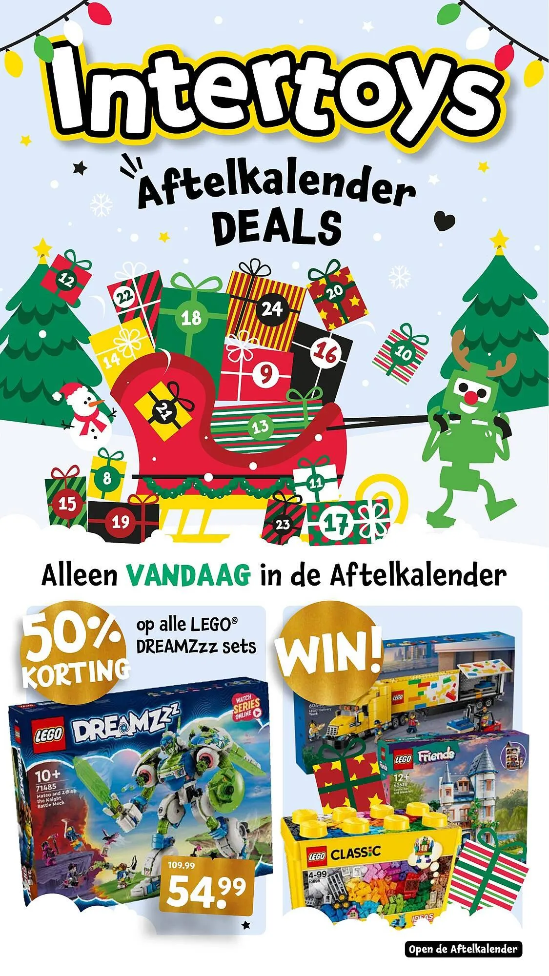 Intertoys folder van 13 december tot 21 december 2025 - Folder pagina 1