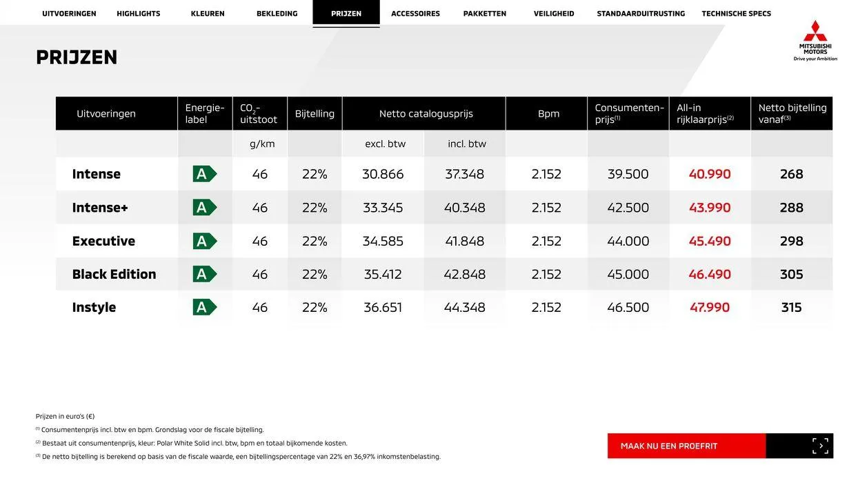 Mitsubishi Eclipse Cross Phev van 24 april tot 24 april 2025 - Folder pagina 11