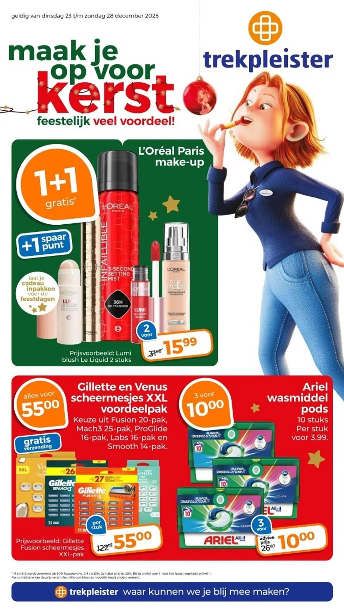 Trekpleister folder van 23 december tot 28 december 2025 - Folder pagina 1