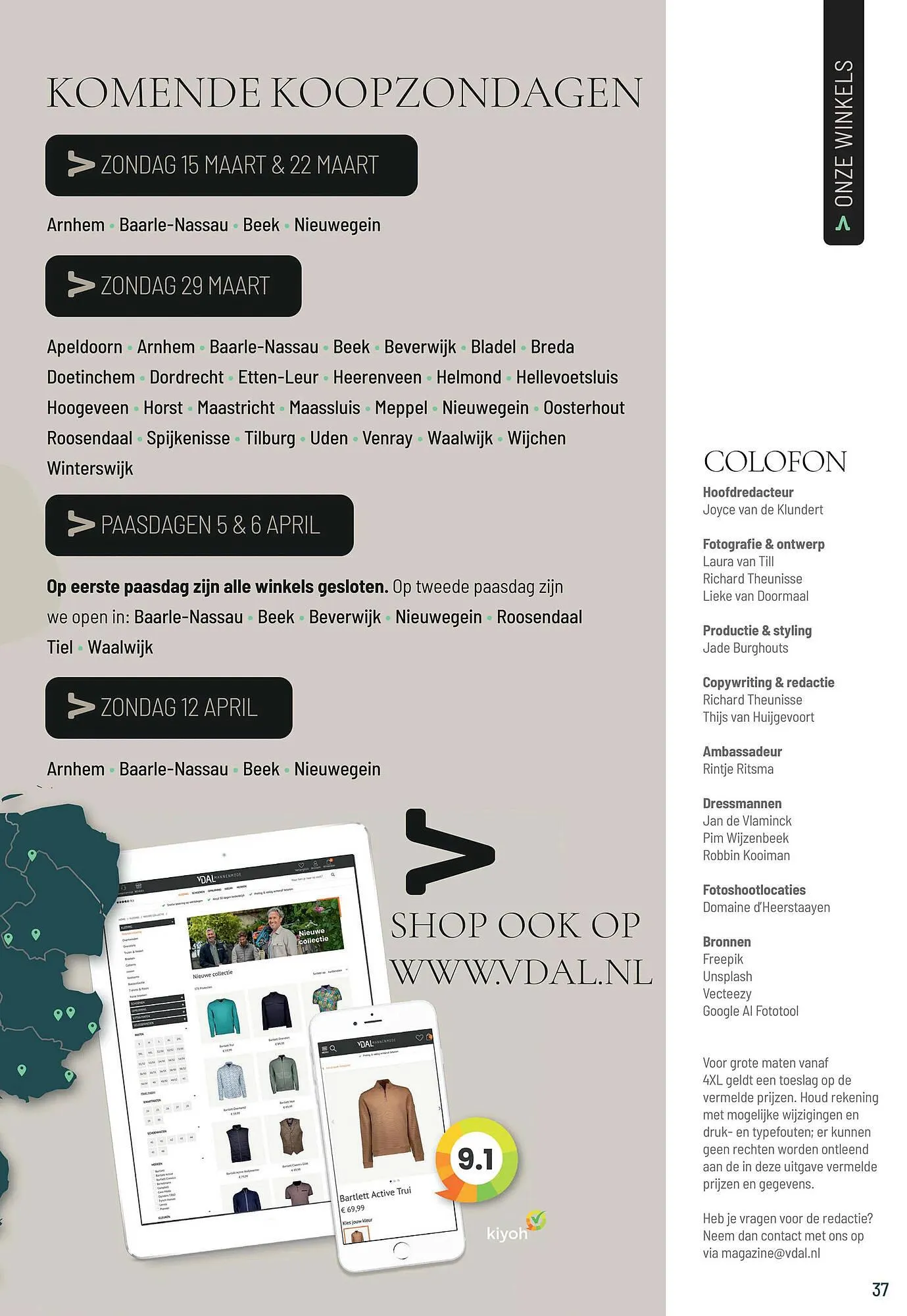 Van Dal Mannenmode folder van 2 april tot 6 april 2026 - Folder pagina 37