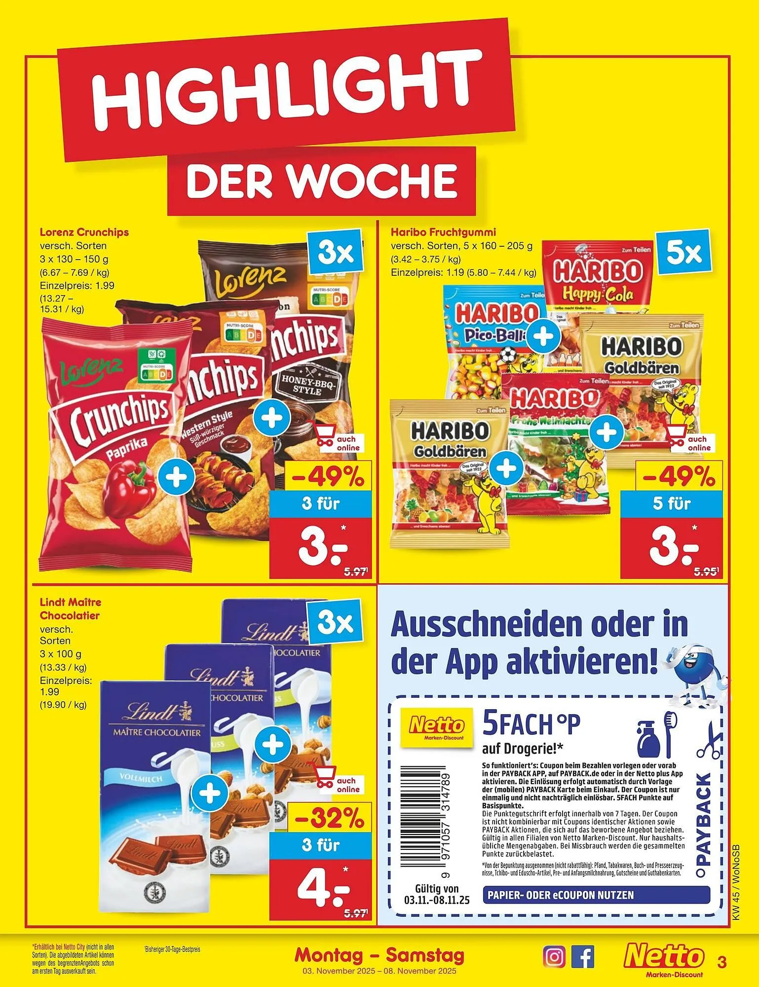 Netto Marken-Discount DE folder van 3 november tot 8 november 2025 - Folder pagina 3