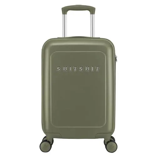 Harde Handbagage Koffer / Trolley / Reiskoffer 55x36x21 cm Natura Groen