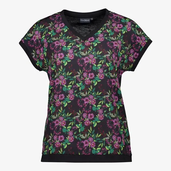 TwoDay dames T-shirt met bloemenprint