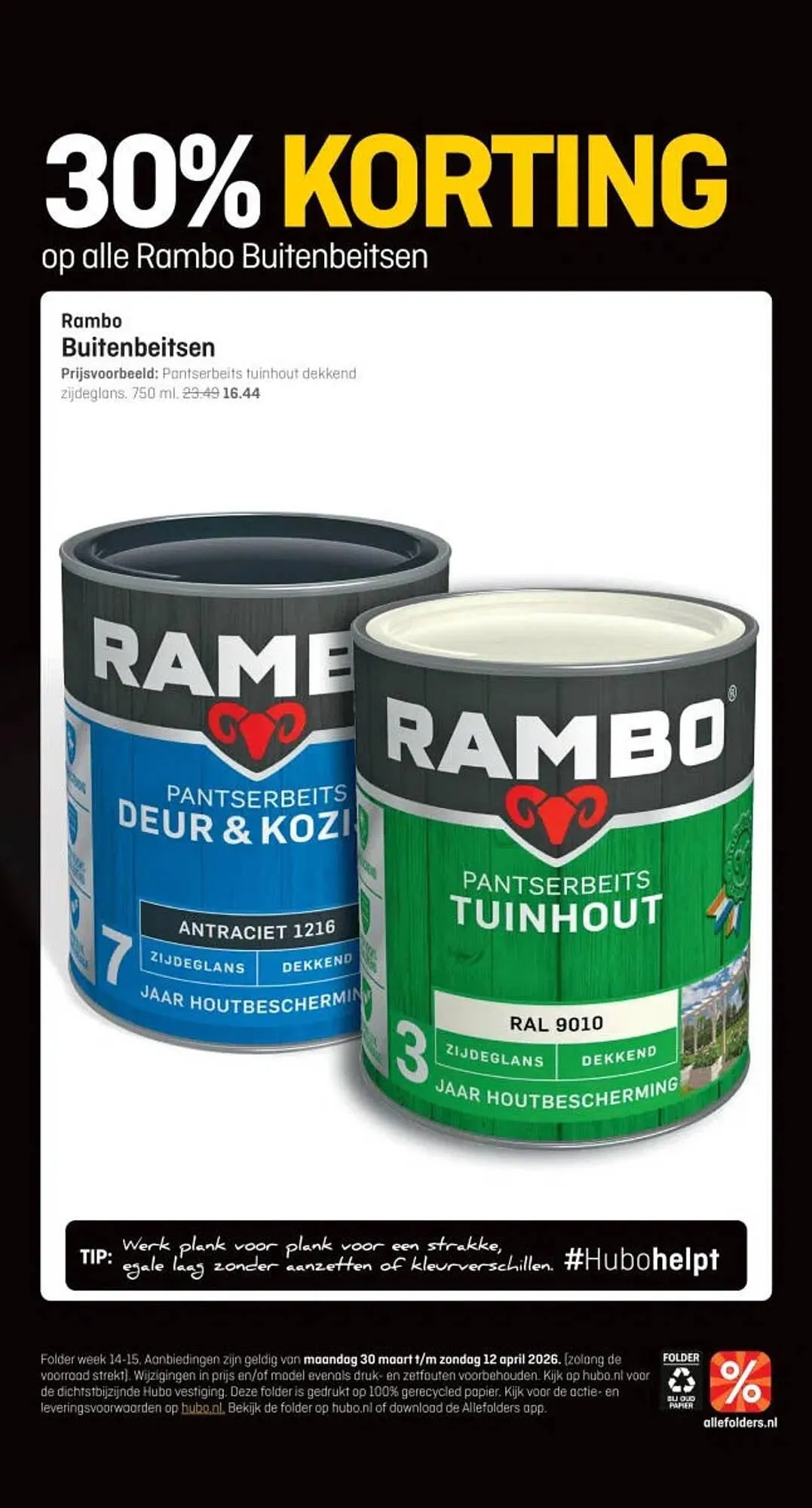 Hubo folder van 30 maart tot 12 april 2026 - Folder pagina 8