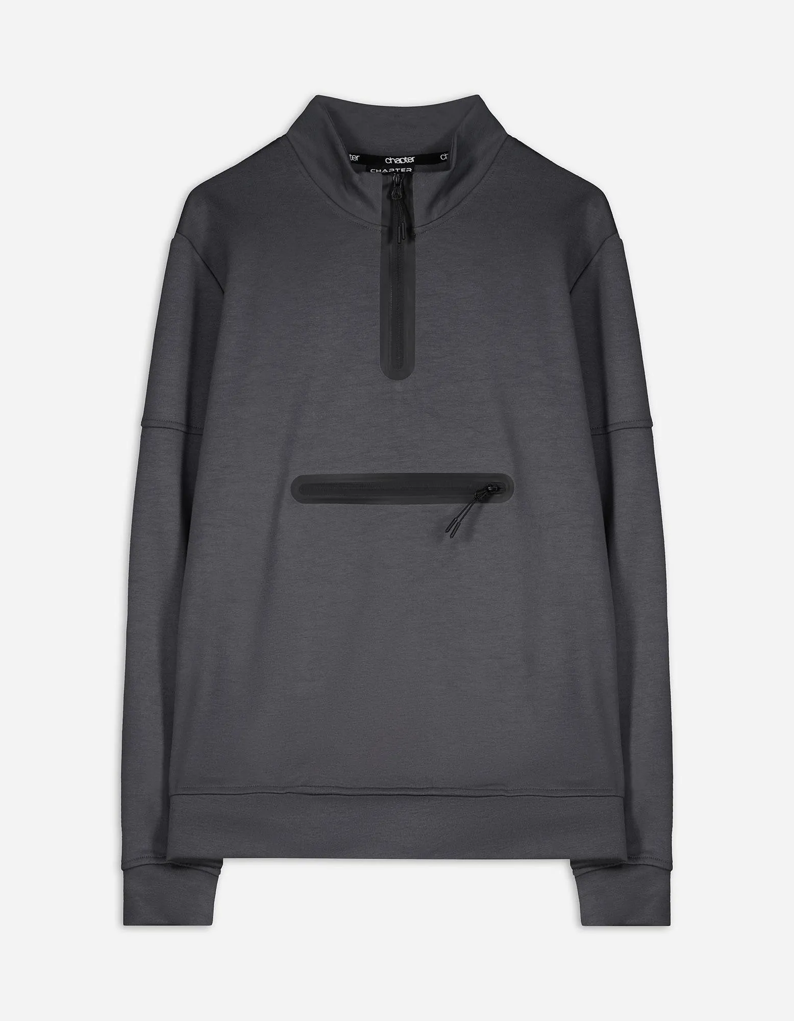 Pulovr - Přední kapsa - tmave seda