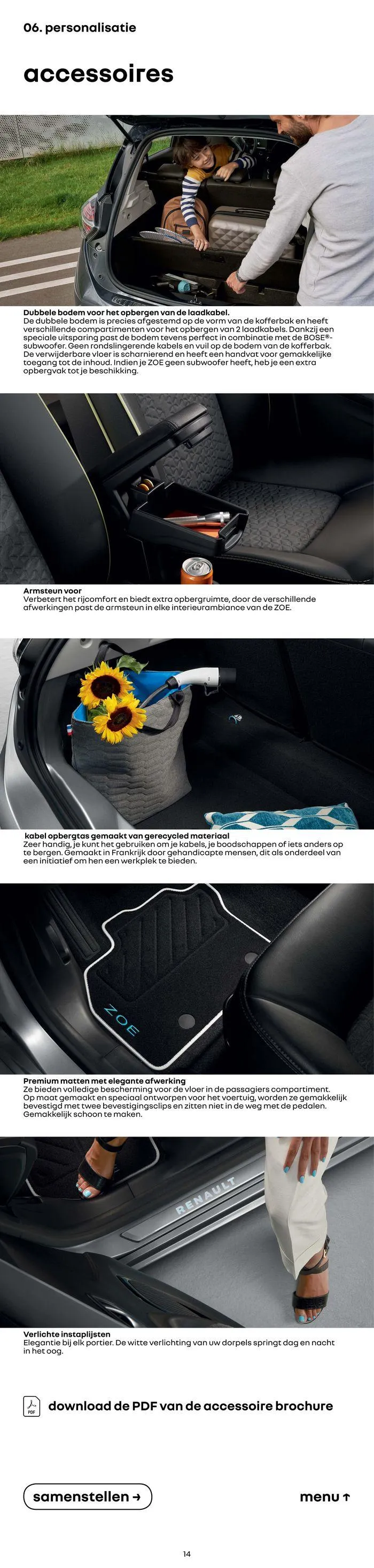 Renault Zoe E-Tech 100% Electric van 17 november tot 17 november 2024 - Folder pagina 14