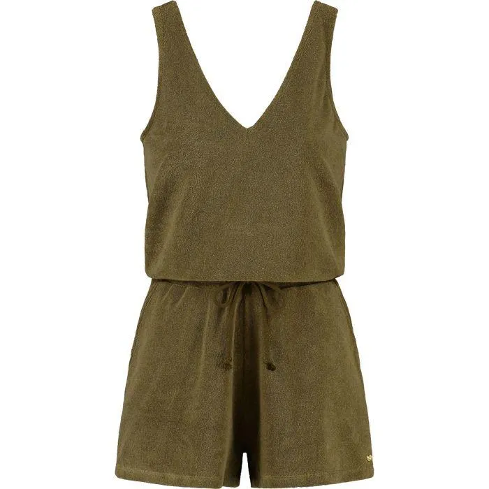 Fiji jumpsuit dames forest green
