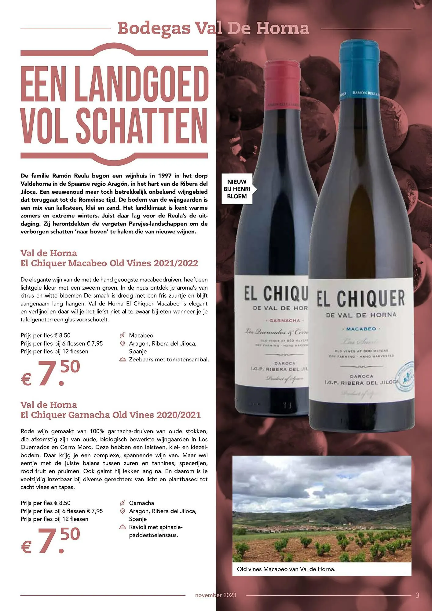 Henri Bloem folder van 1 november tot 30 november 2023 - Folder pagina 3