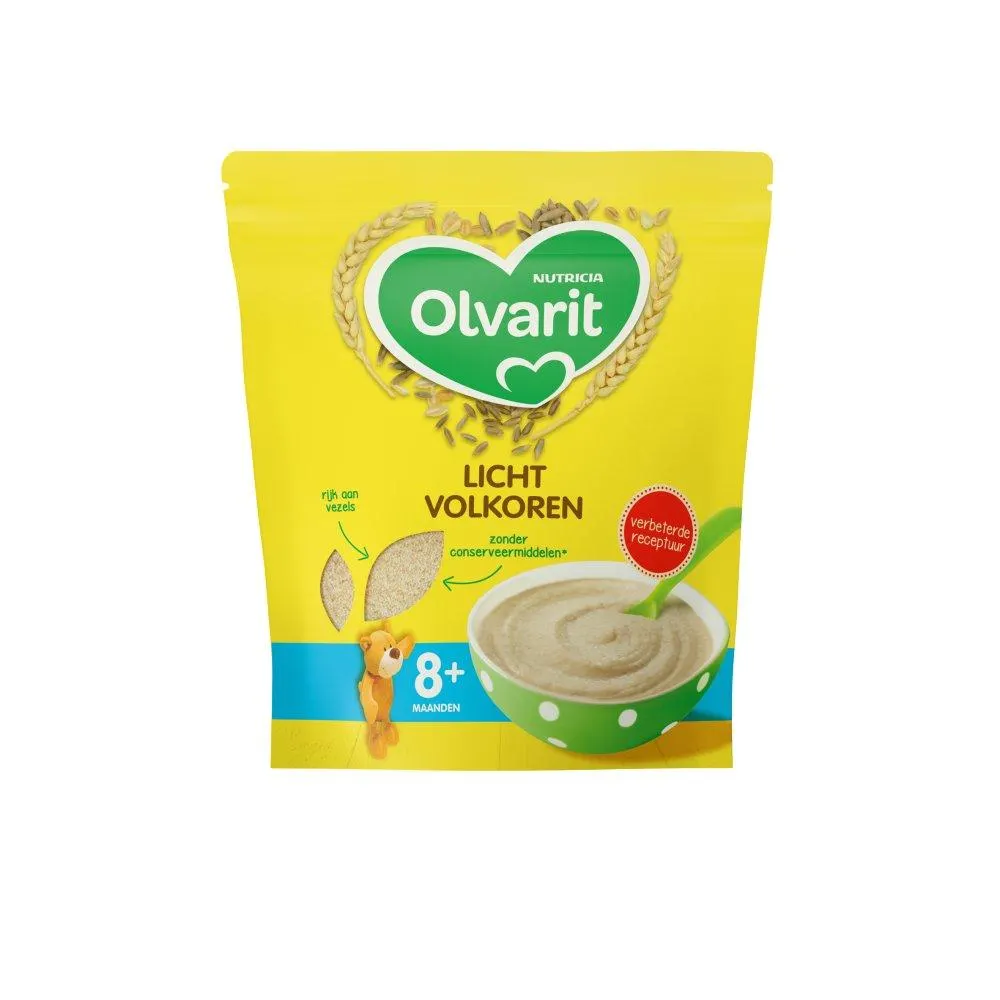 Olvarit 8m+ pap licht volkoren