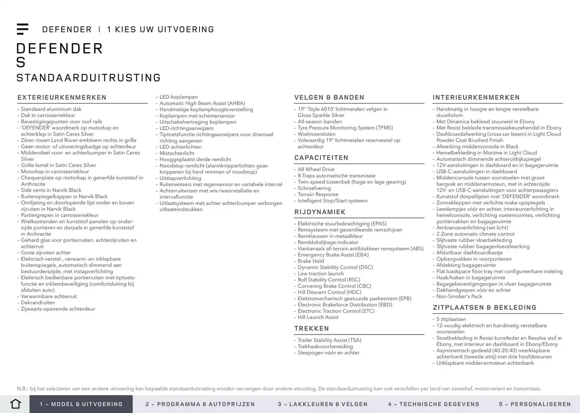 Land Rover folder van 20 november tot 30 juni 2025 - Folder pagina 3