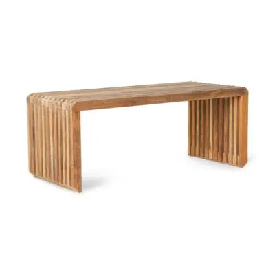 Eetkamerbank Slatted Bench teak