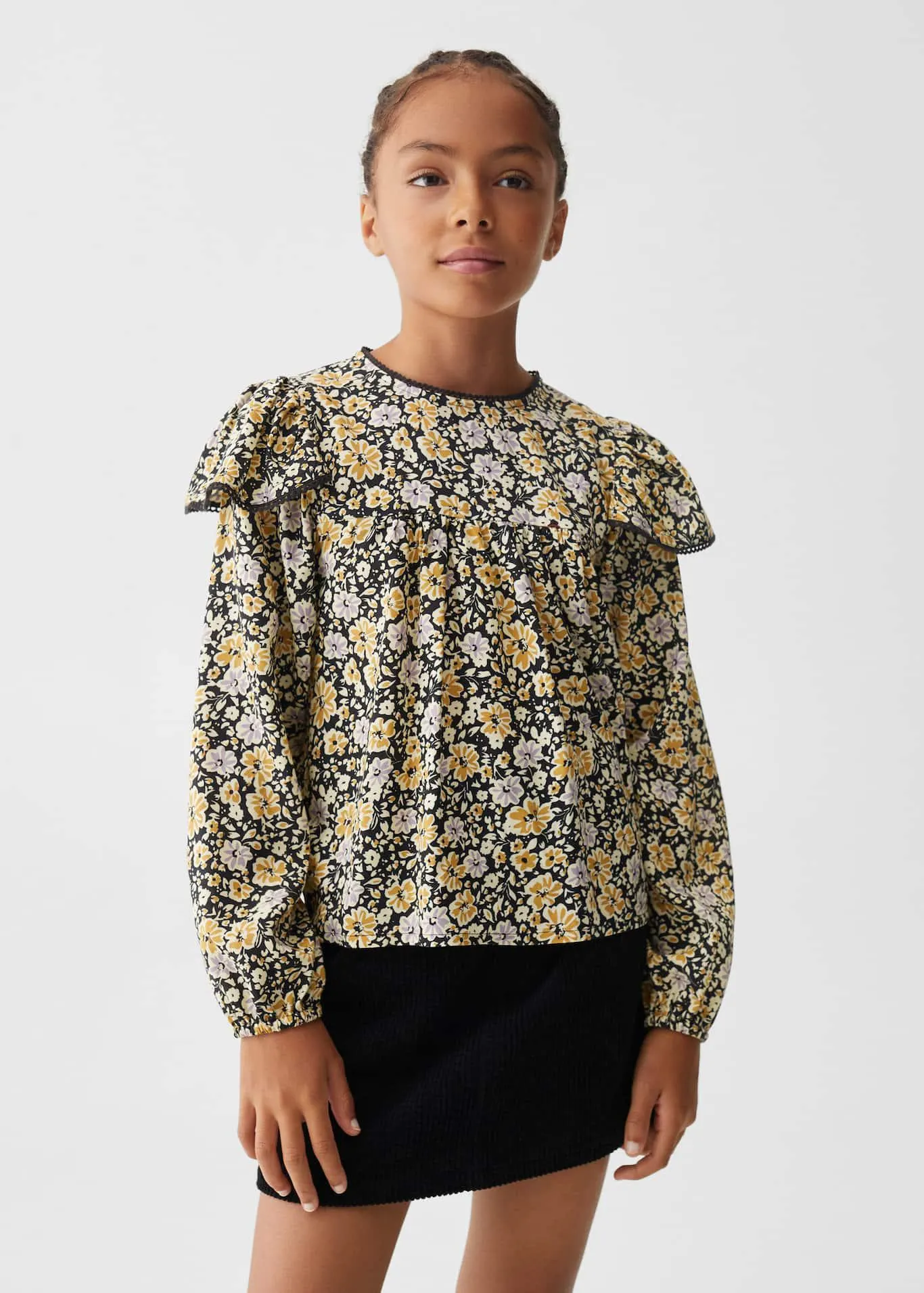 Blouse met bloemetjesprint
