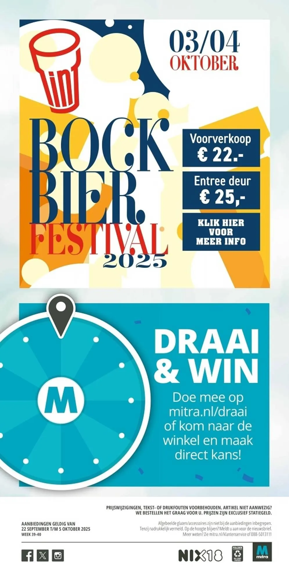 Mitra folder van 22 september tot 5 oktober 2025 - Folder pagina 20