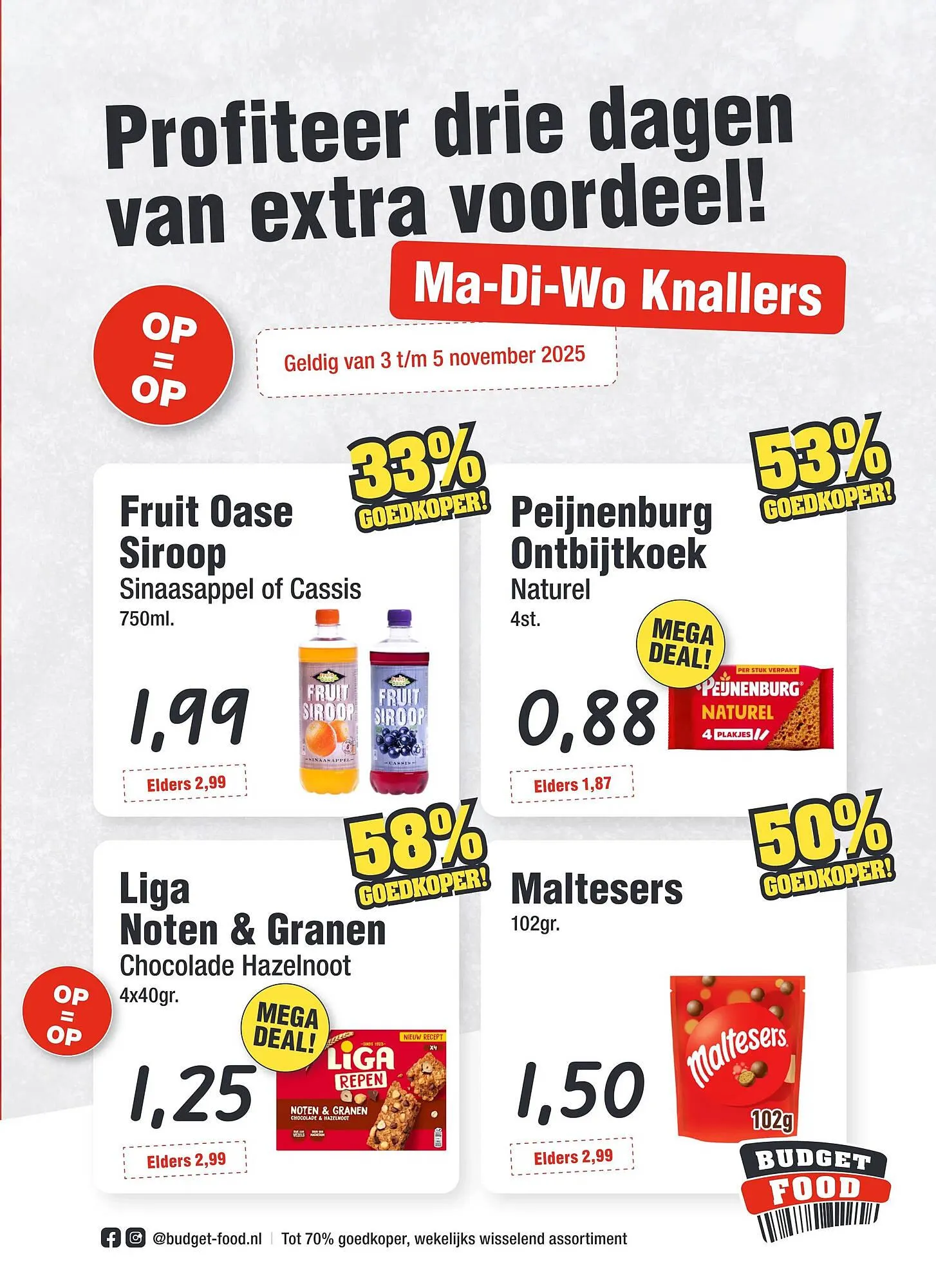 Budget Food folder van 31 oktober tot 6 november 2025 - Folder pagina 7