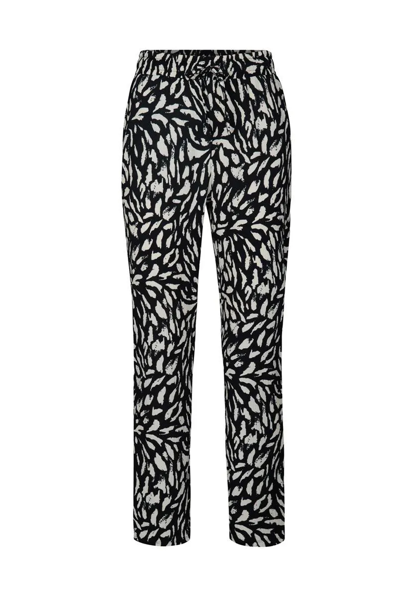 Jogger print zwart