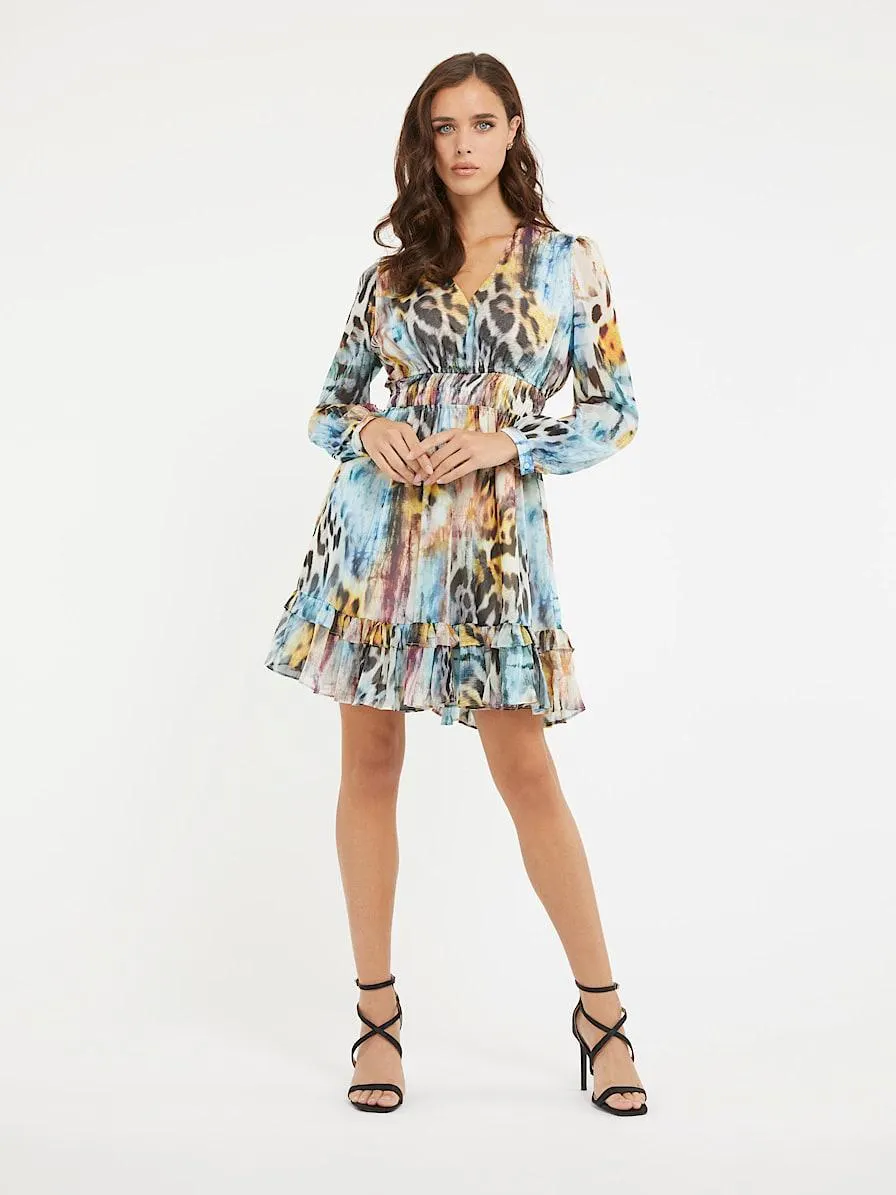 Mini-jurk met print all-over