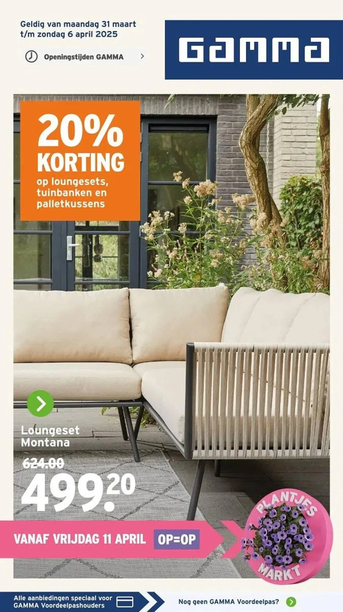 GAMMA folder van 31 maart tot 6 april 2025 - Folder pagina 1