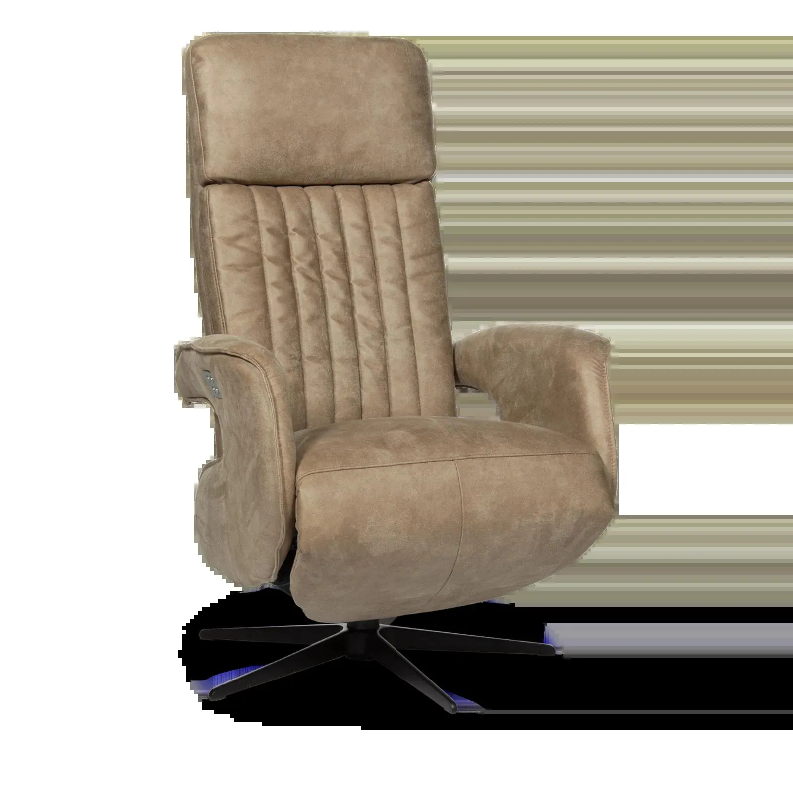 Relaxfauteuil (small - handmatig) Alan - Tex Bull Liver