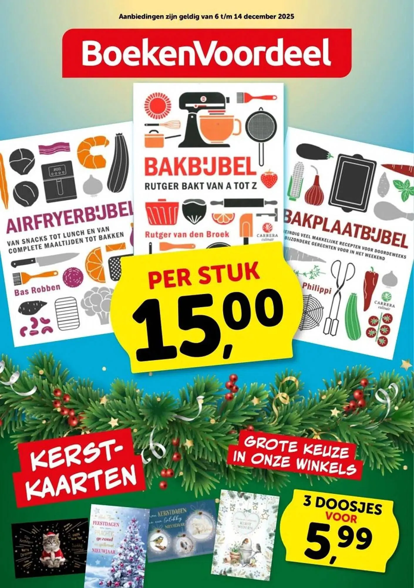 Boekenvoordeel folder van 6 december tot 14 december 2025 - Folder pagina 1