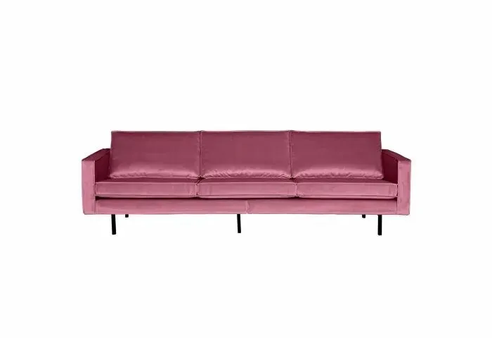 Bank Rodeo 3-zits Velvet Roze