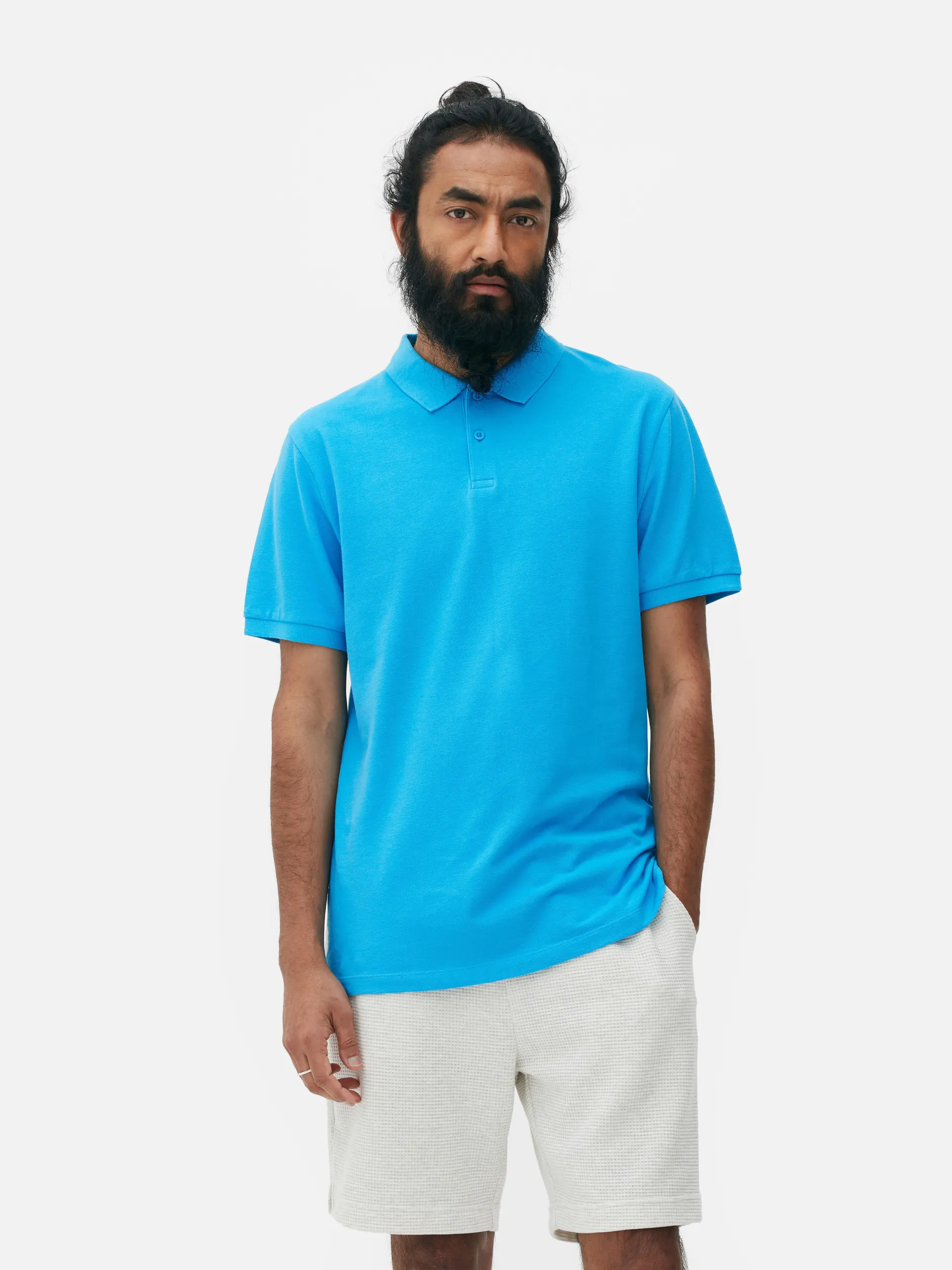 Poloshirt aus Piqué