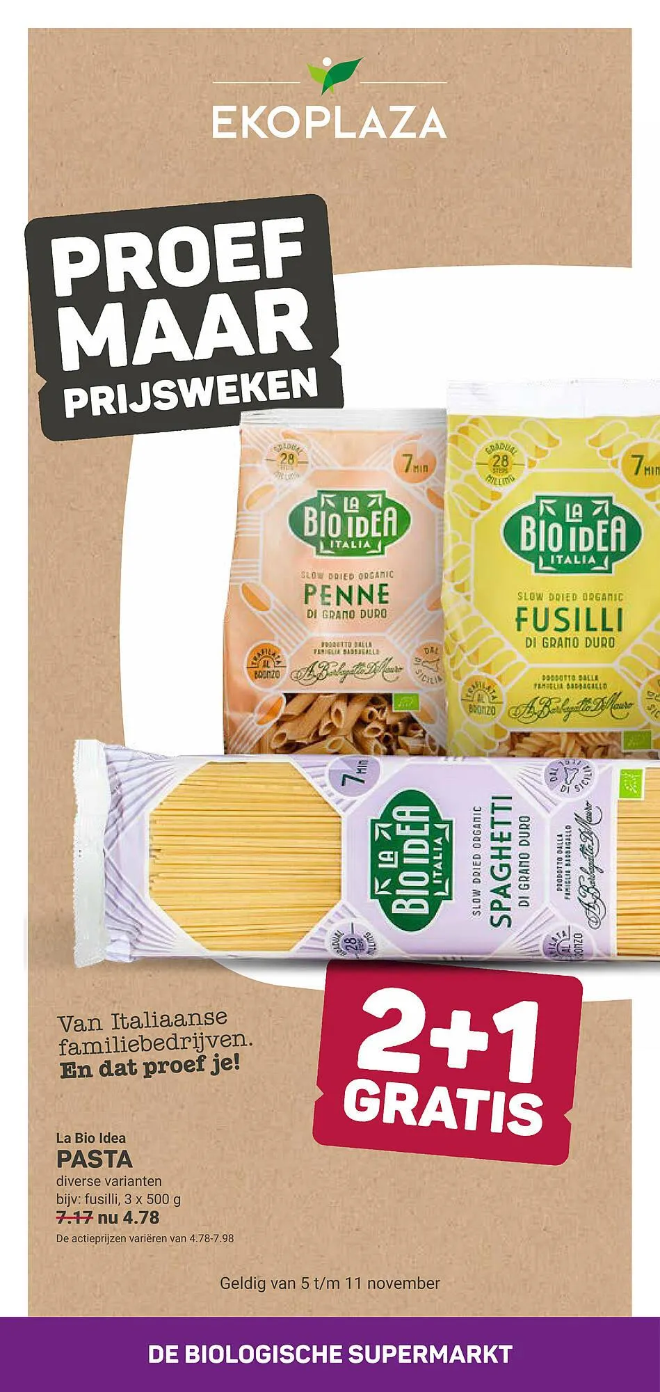 Ekoplaza folder van 5 november tot 11 november 2025 - Folder pagina 1