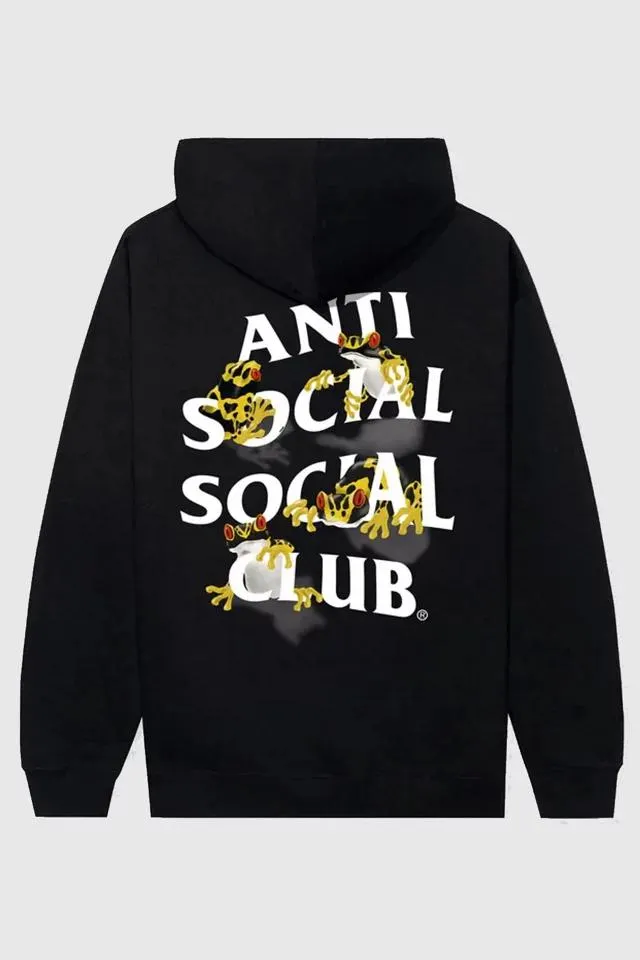 Anti Social Social Club Yellow Banded Hoodie