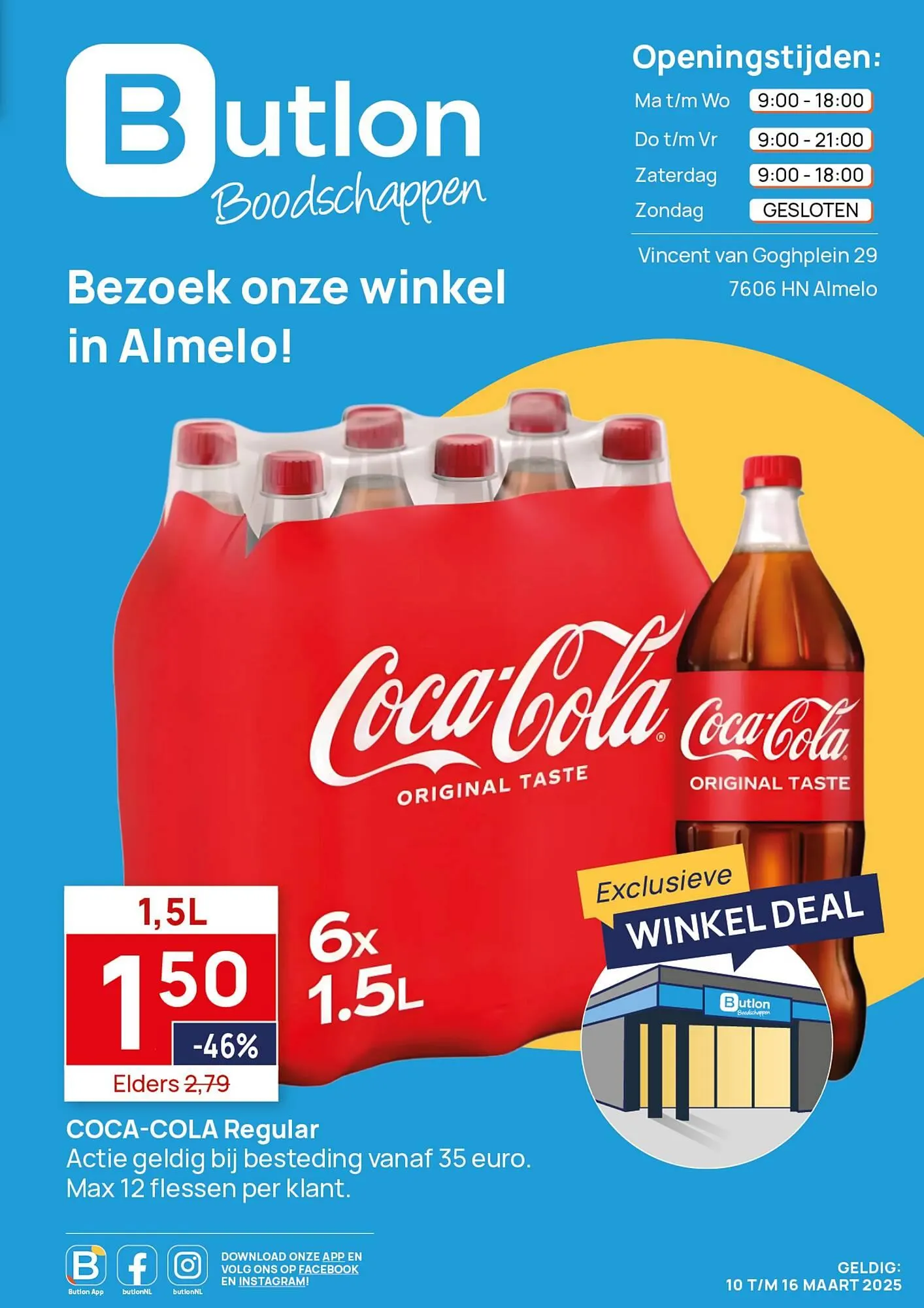 Butlon folder van 10 maart tot 16 maart 2025 - Folder pagina 1