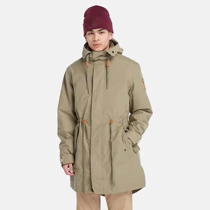 Snowdown Peak Water-Resistant 3-in-1 Fishtail Parka voor heren in groen