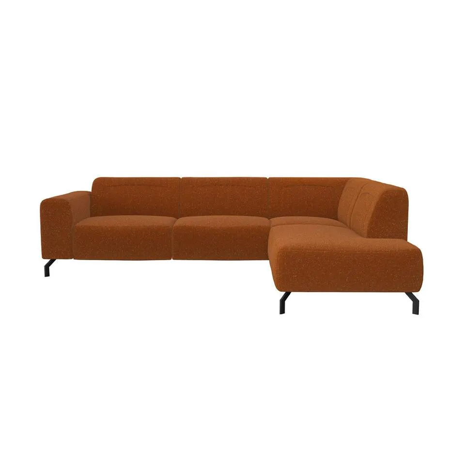 Hoekbank Otis rechts - terracotta