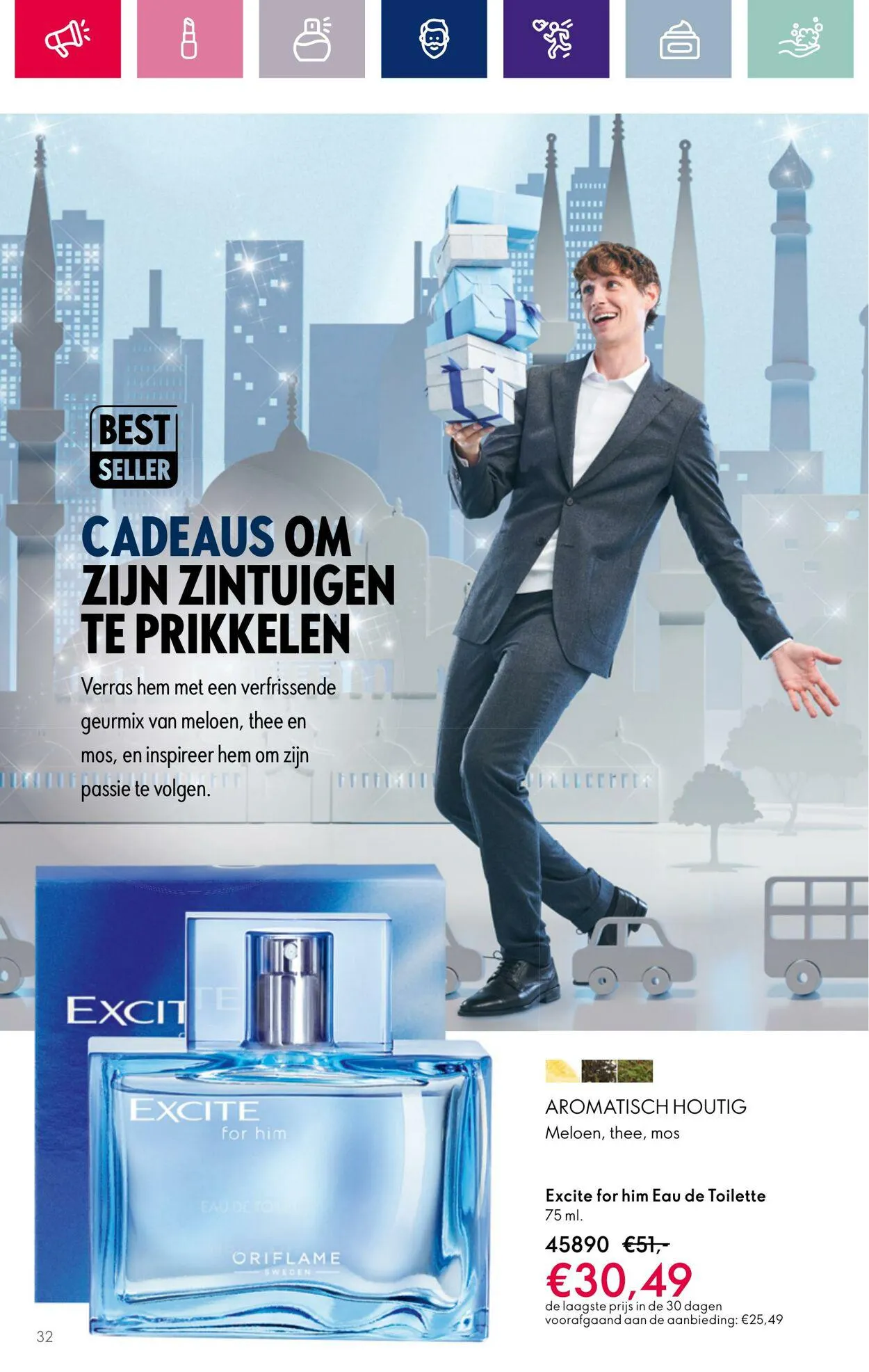 Oriflame Actuele folder van 29 november tot 19 december 2023 - Folder pagina 32