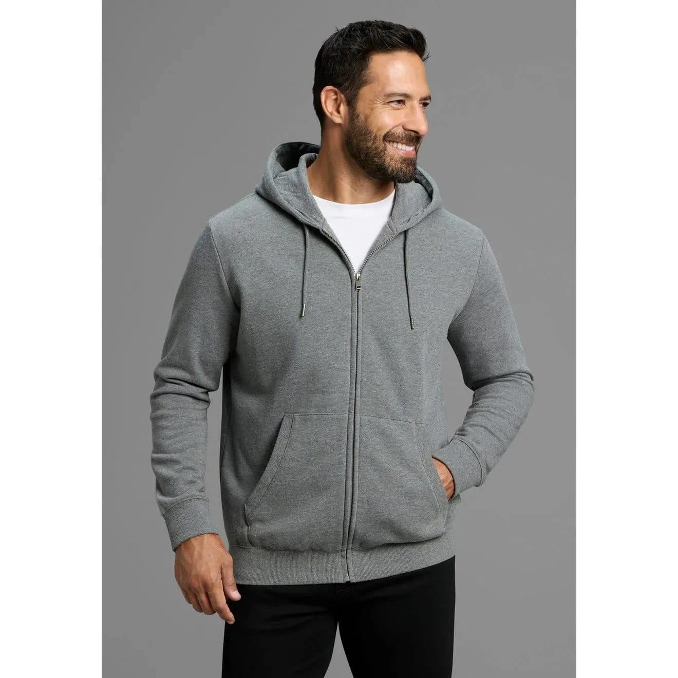 Man's World Capuchonsweatvest met zakken
