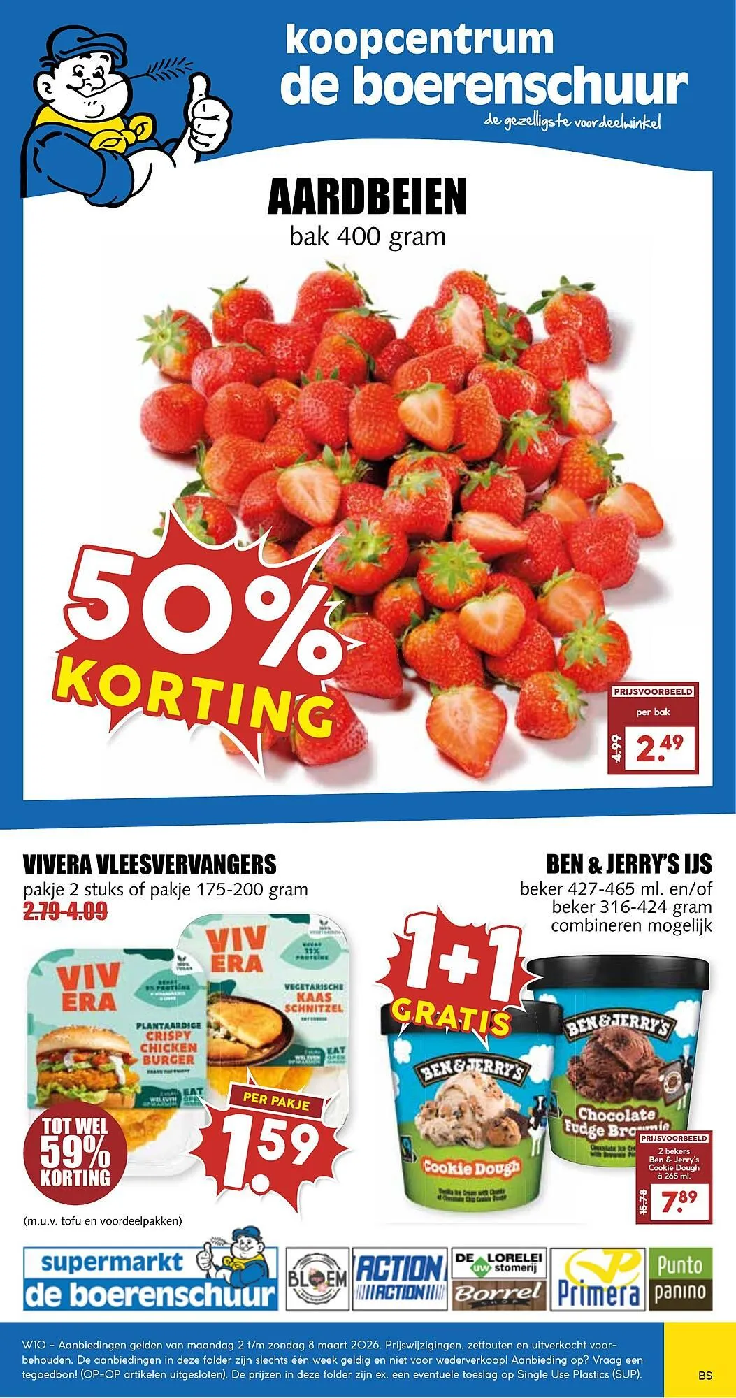 De Boerenschuur folder van 2 maart tot 7 maart 2026 - Folder pagina 1