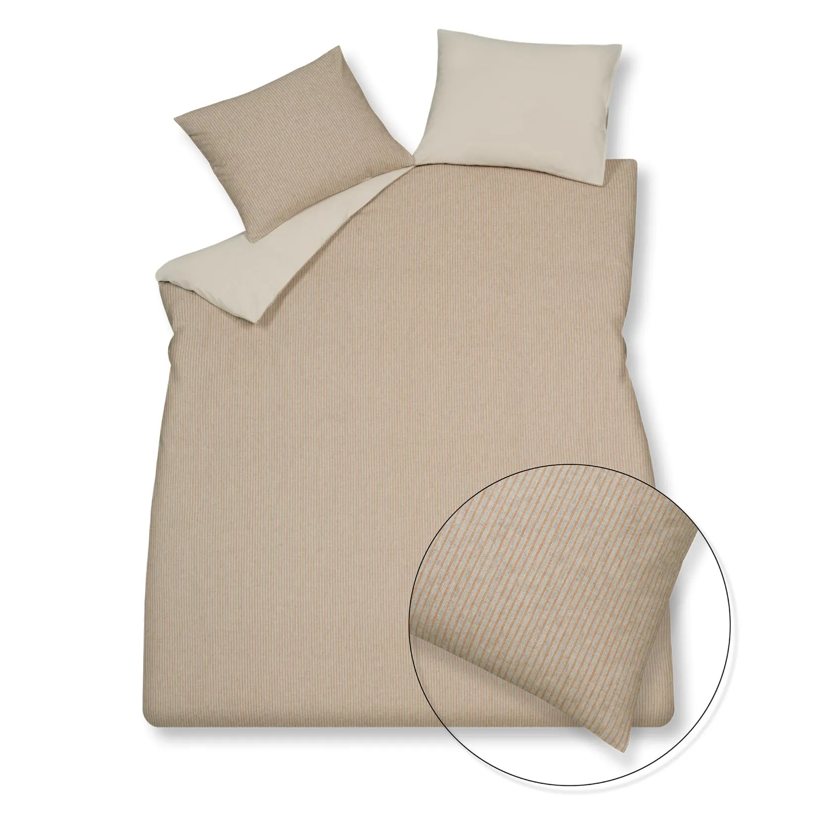 HOME TRENTO dekbedovertrekset | rusty brown