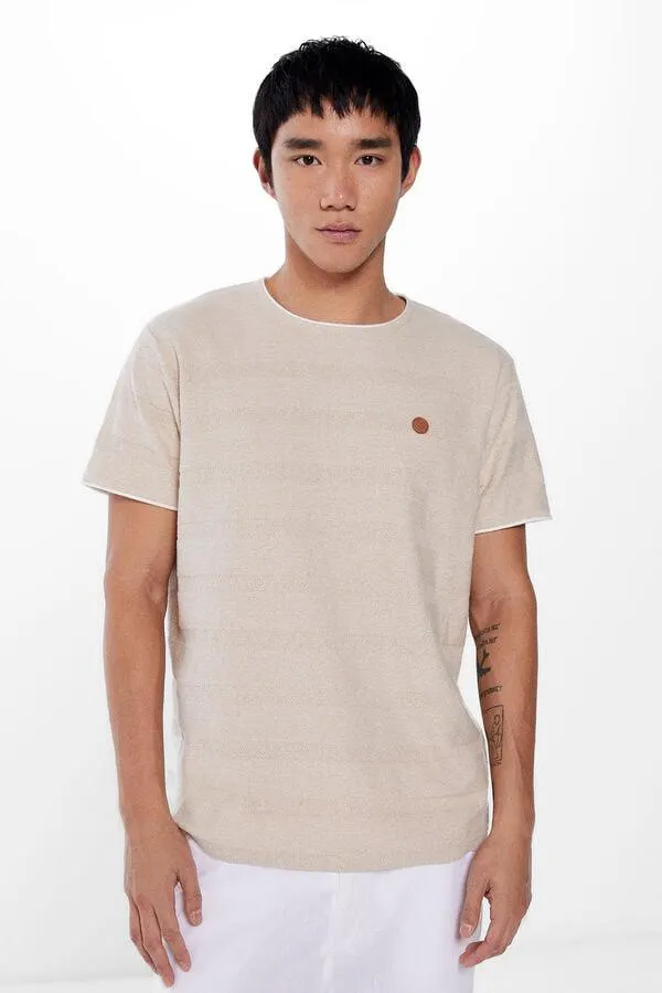 Jersey manga corta estructura