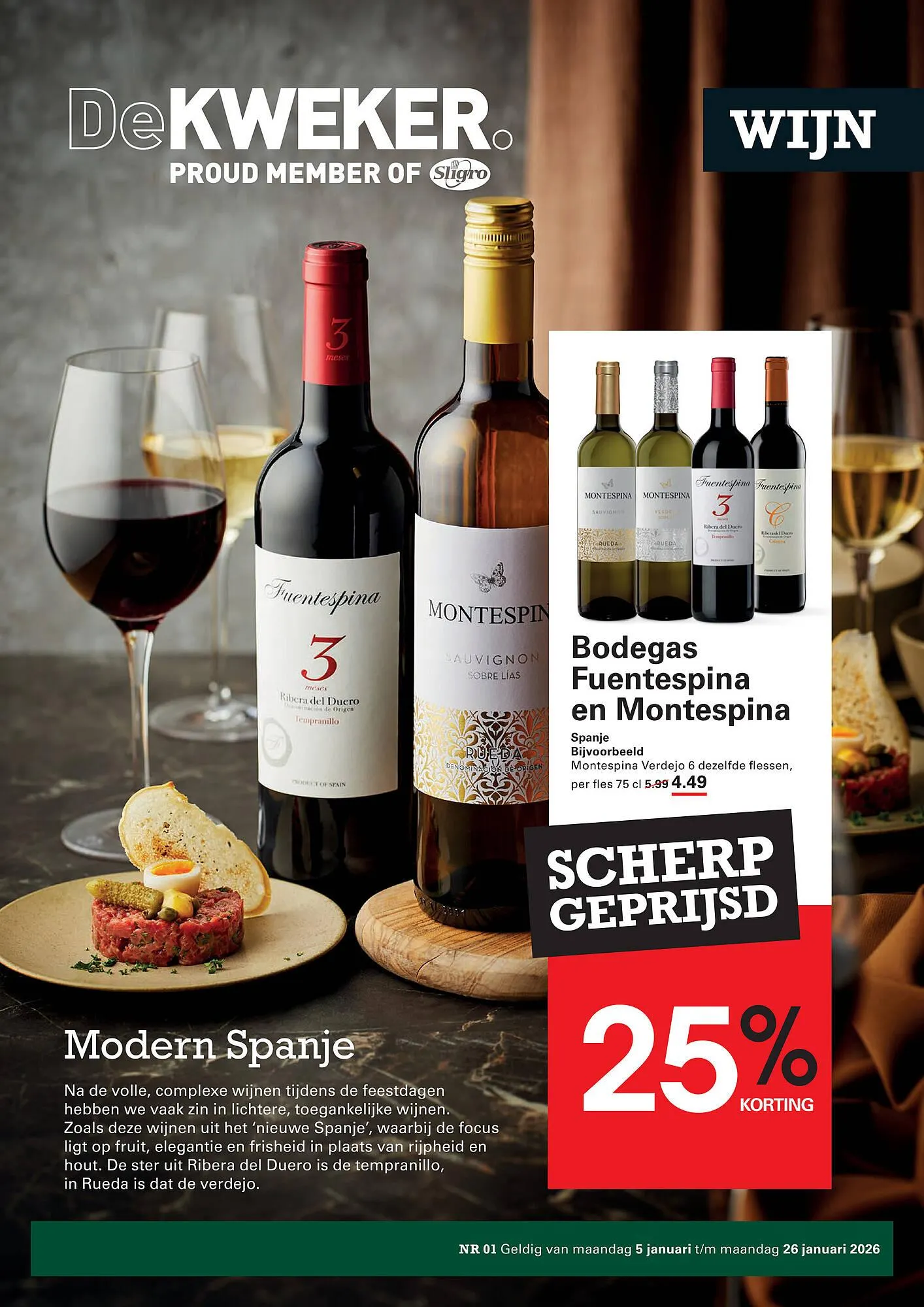 De Kweker folder van 5 januari tot 26 januari 2026 - Folder pagina 1