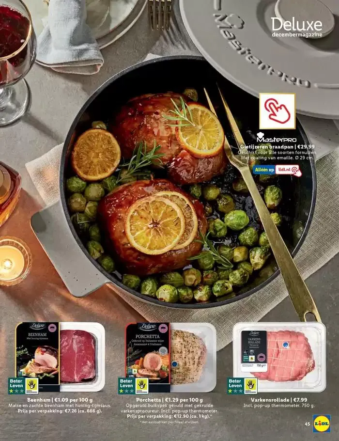 Exclusieve koopjes van 31 oktober tot 26 december 2024 - Folder pagina 45