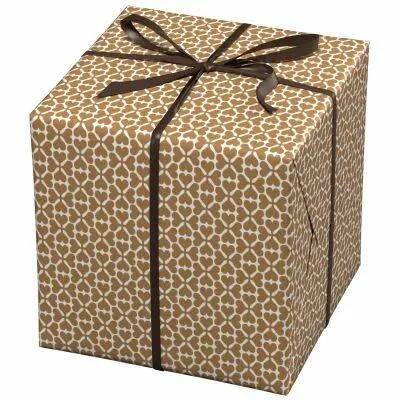 Cadeaupapier - 10 meter - wit/klavertje vier