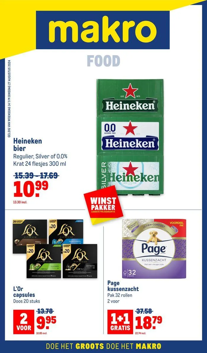 Food van 14 augustus tot 27 augustus 2024 - Folder pagina 1