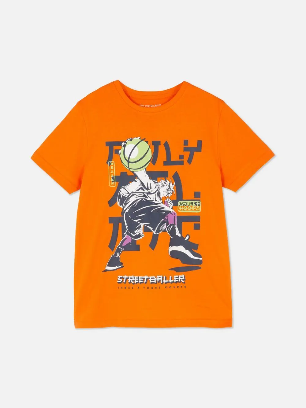 T-shirt met abstracte print