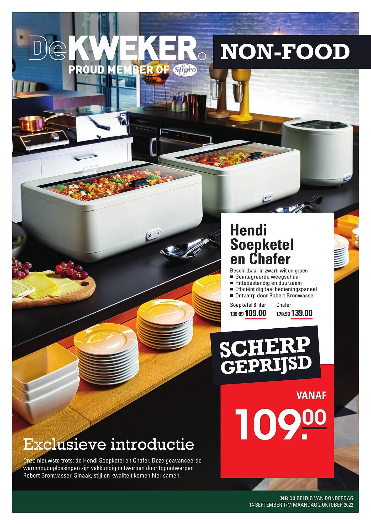 De Kweker - non food van 19 september tot 2 oktober 2023 - Folder pagina 1