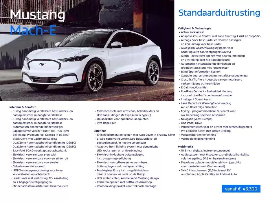 Mustang Mach-E van 19 november tot 30 juni 2025 - Folder pagina 2