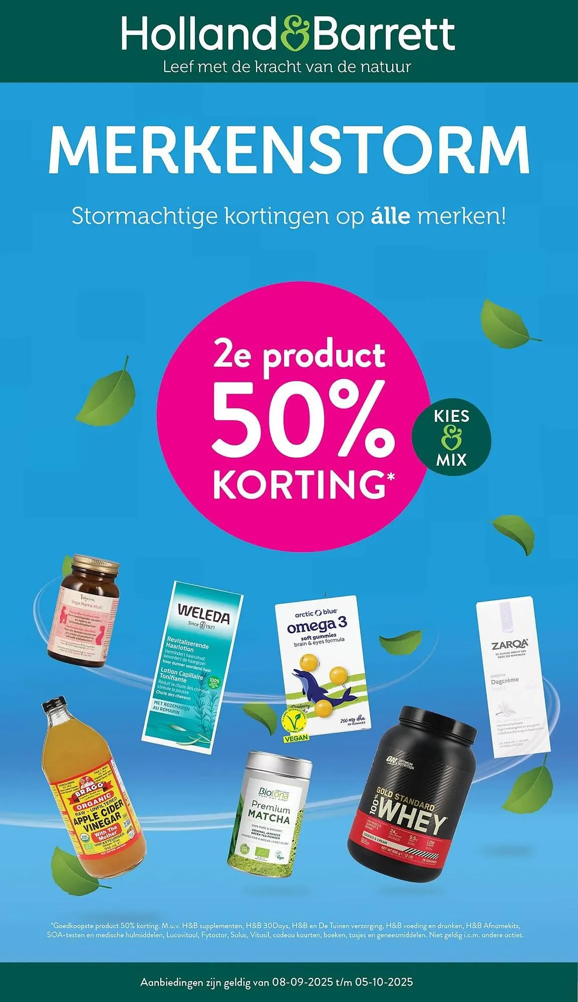 Holland & Barrett folder van 8 september tot 14 september 2025 - Folder pagina 1