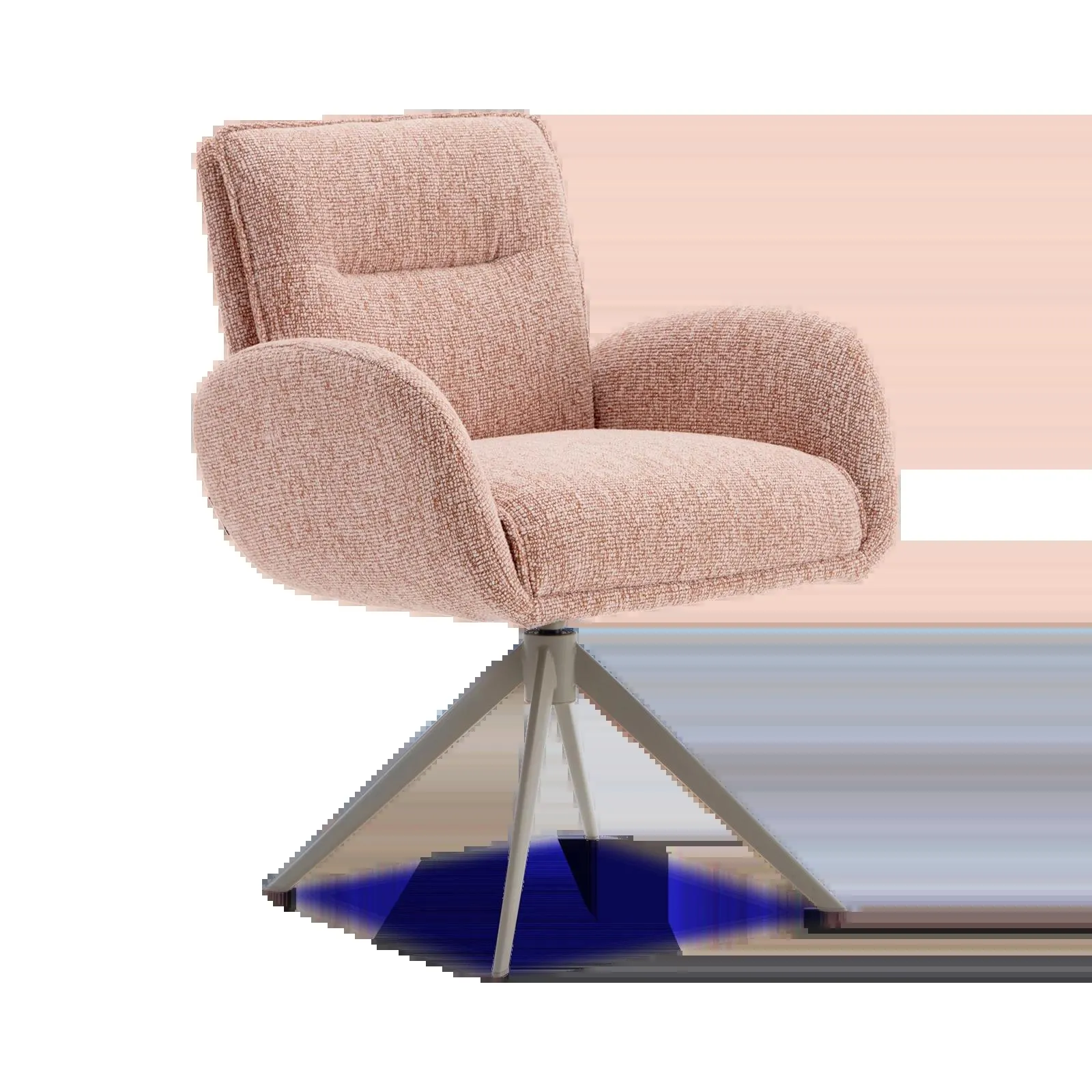 Armstoel Skye (poot draai: beige) - Lodge Blossom