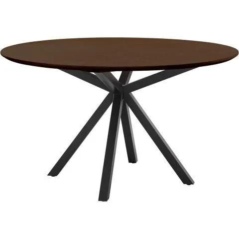 Eettafel Belvio 140 cm rond dark oak