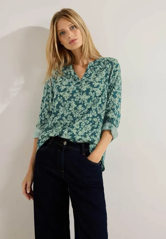 Blouse met bloemenprint