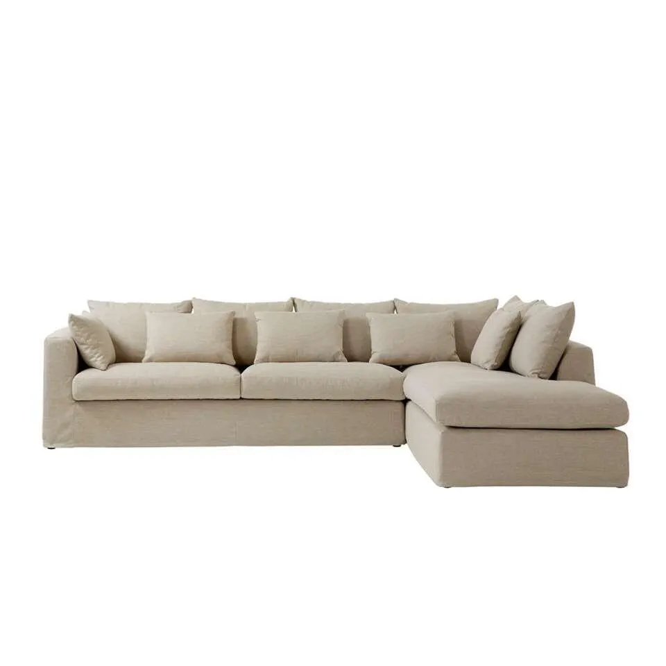 Hoekbank Eline rechts - zandkleur